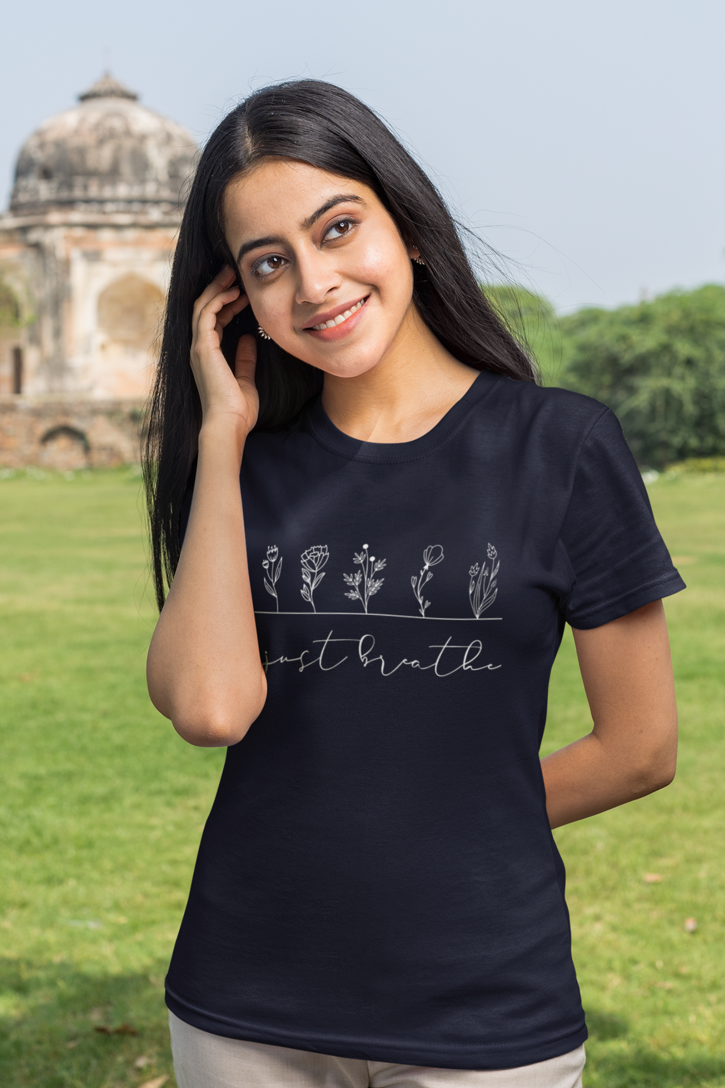 Just Breathe - Women's Classic T-Shirt