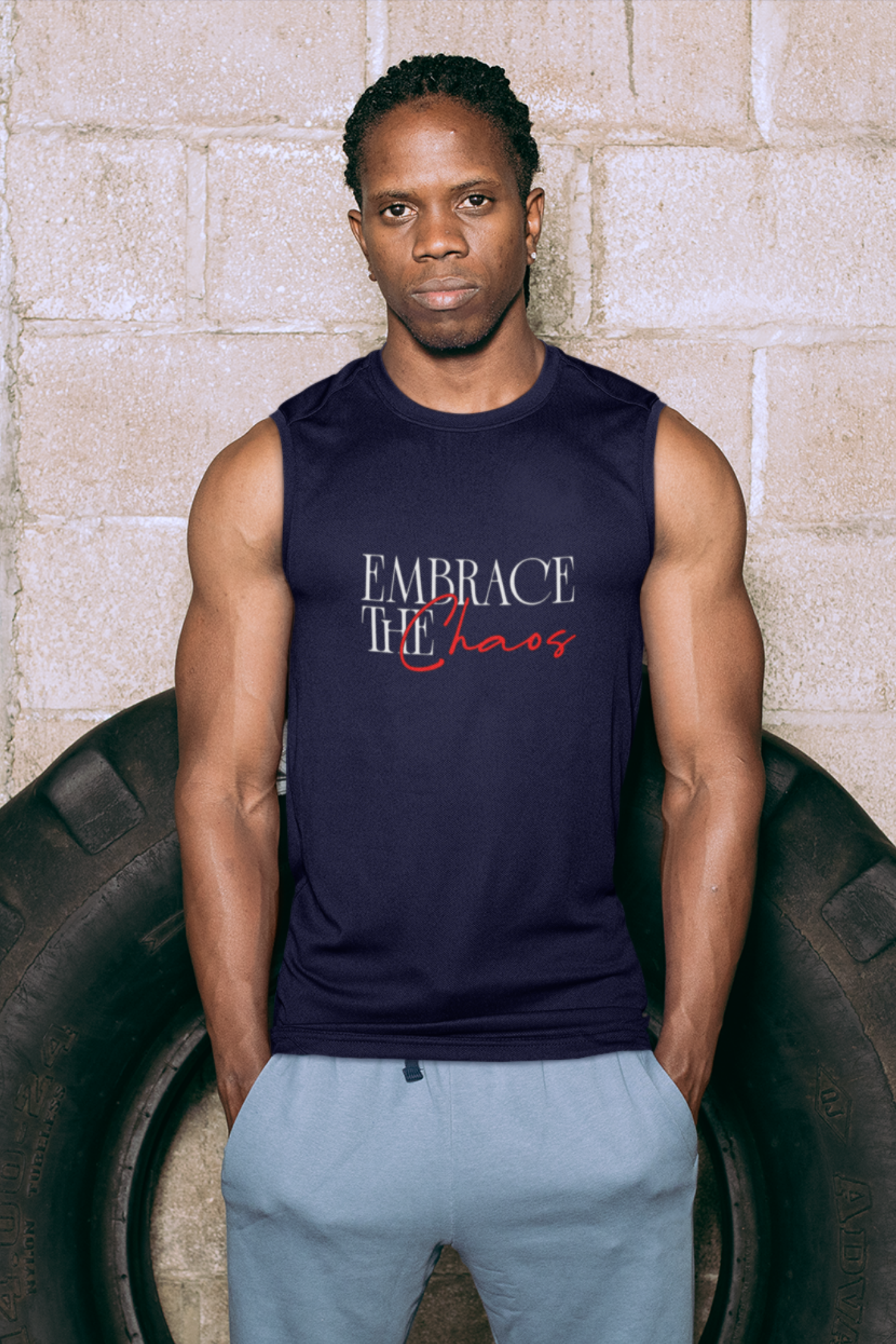 Embrace The Chaos - Men's Sleeveless T-Shirt