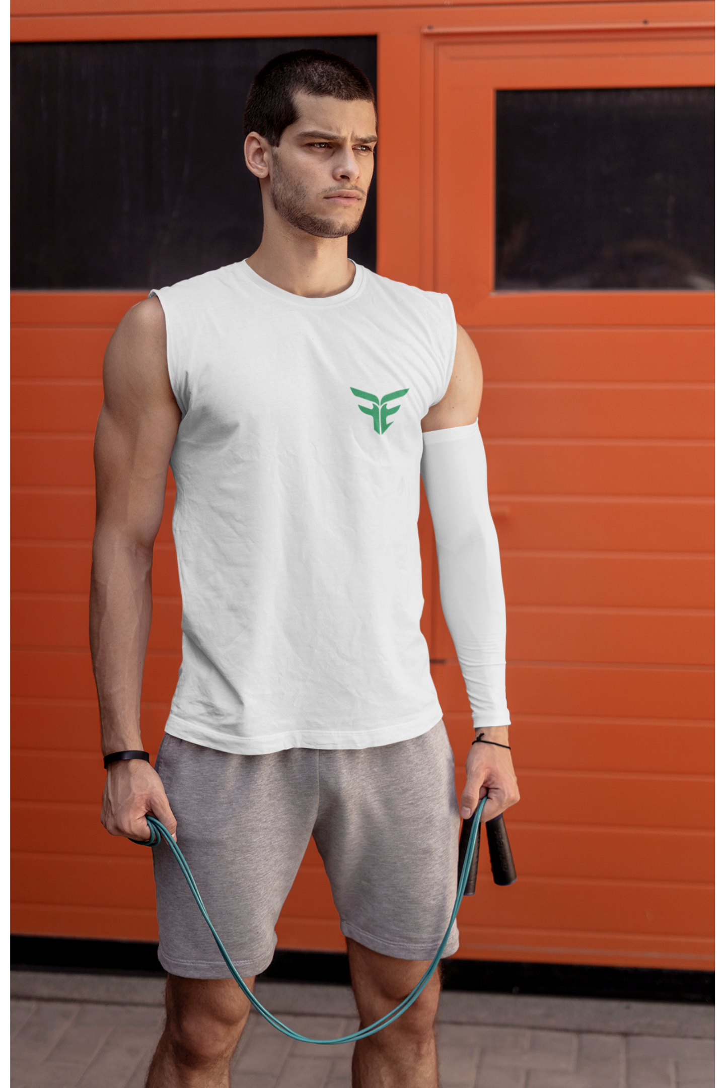 FE (GREEN) - Men's Sleeveless T-Shirt