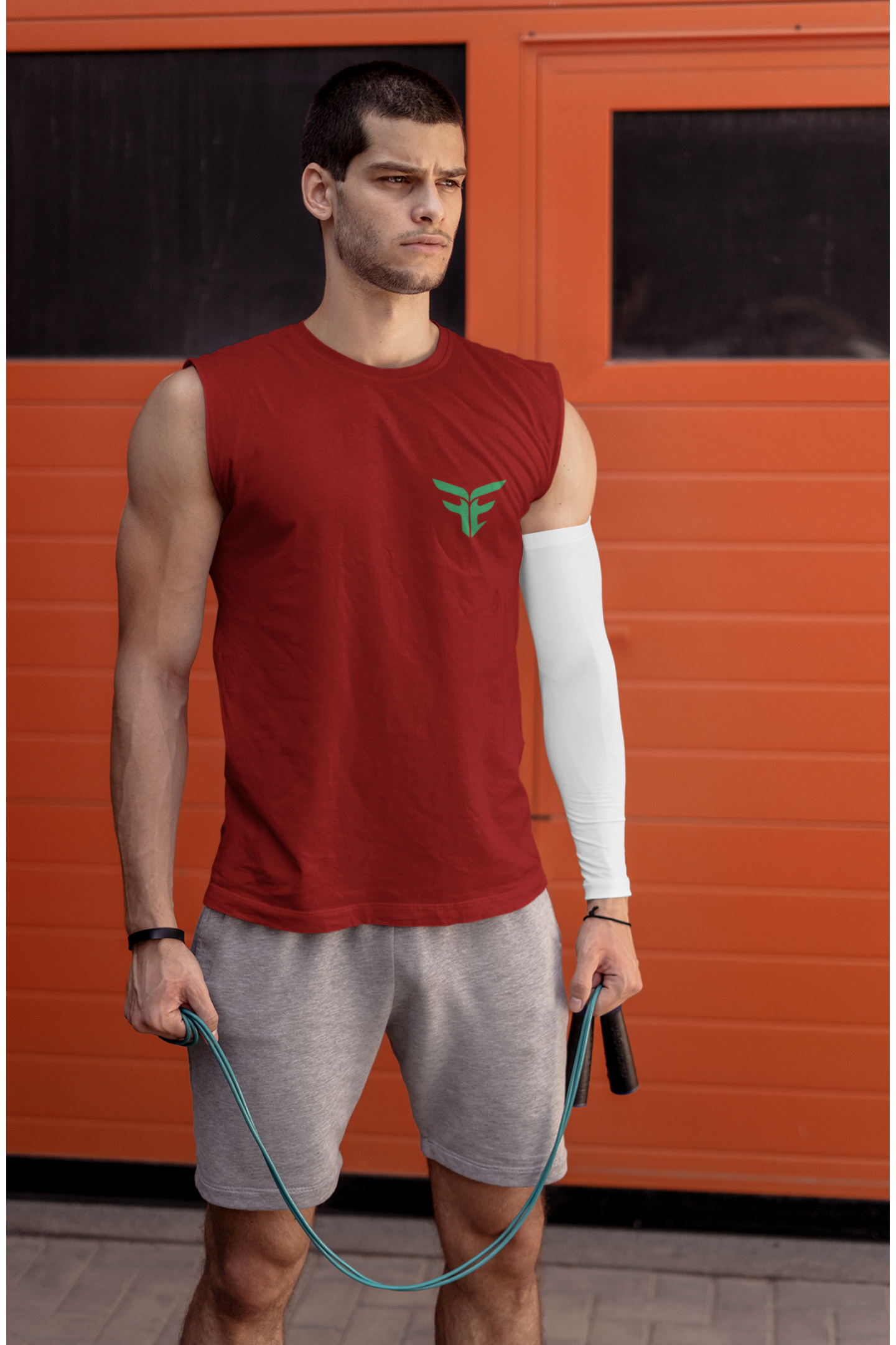 FE (GREEN) - Men's Sleeveless T-Shirt