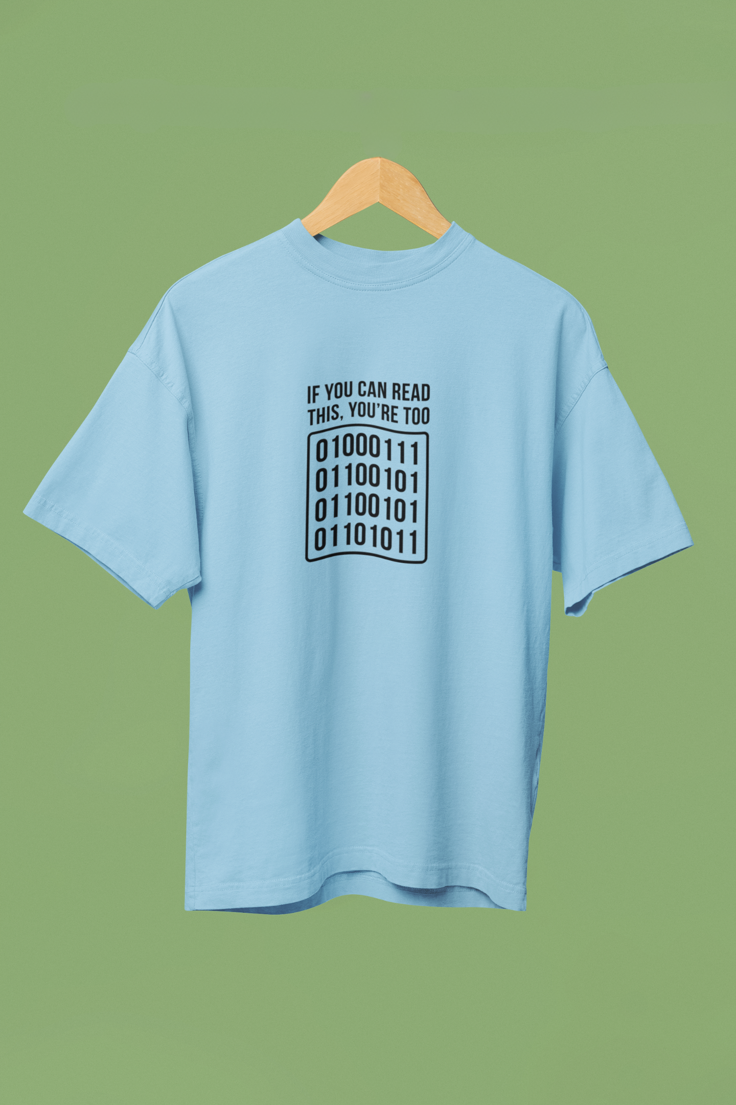 Binary Digit (Coder) - Unisex Classic Crew T-Shirt