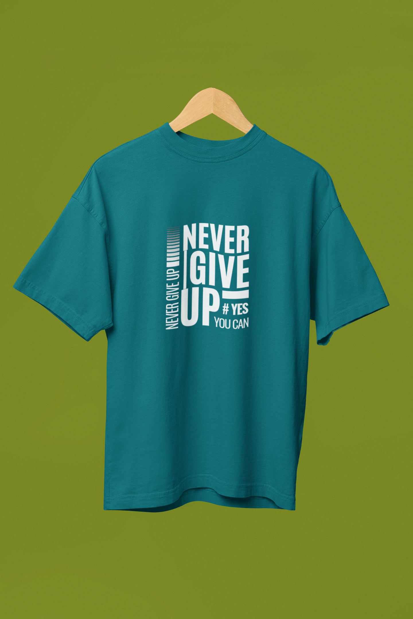 Never Give Up - Unisex Classic Crew T-Shirt