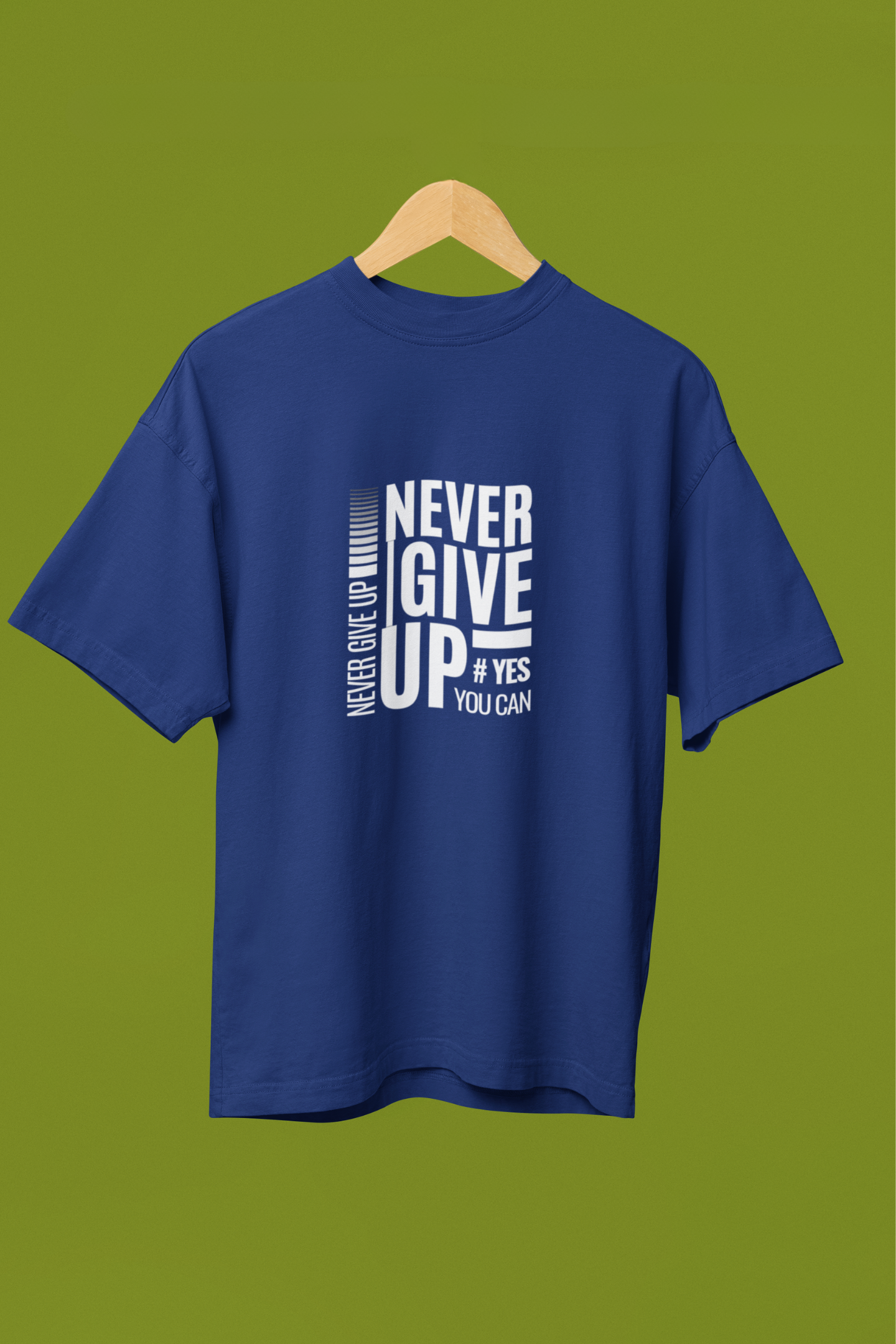 Never Give Up - Unisex Classic Crew T-Shirt