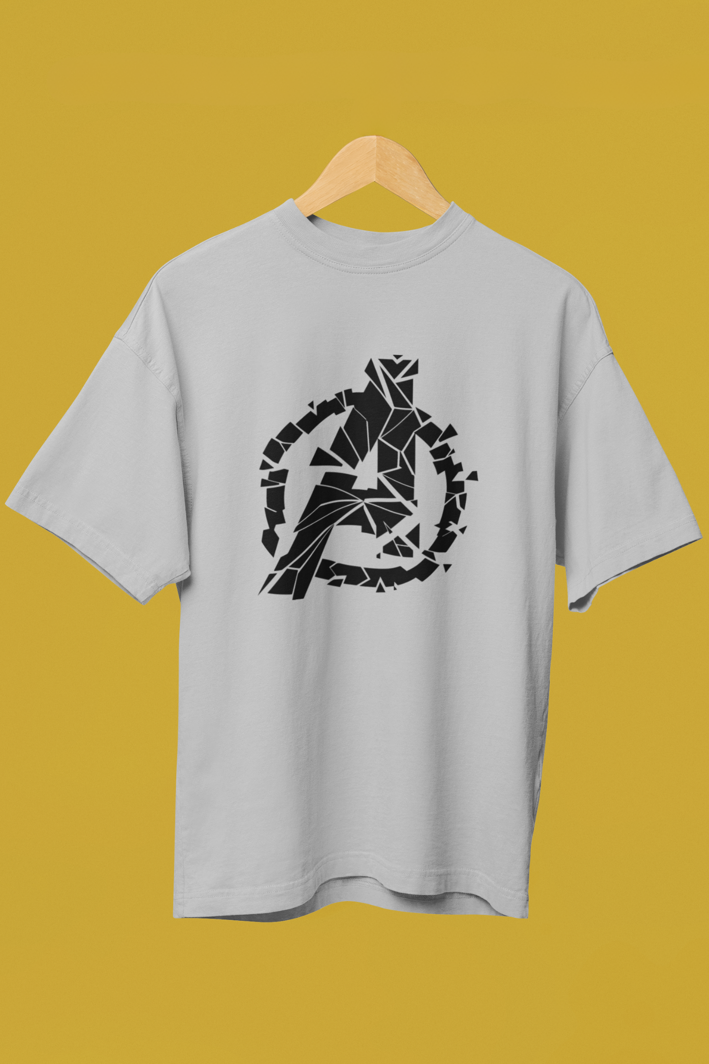 Avenger (Marvel) Broken LOGO - Unisex Classic Crew T-Shirt