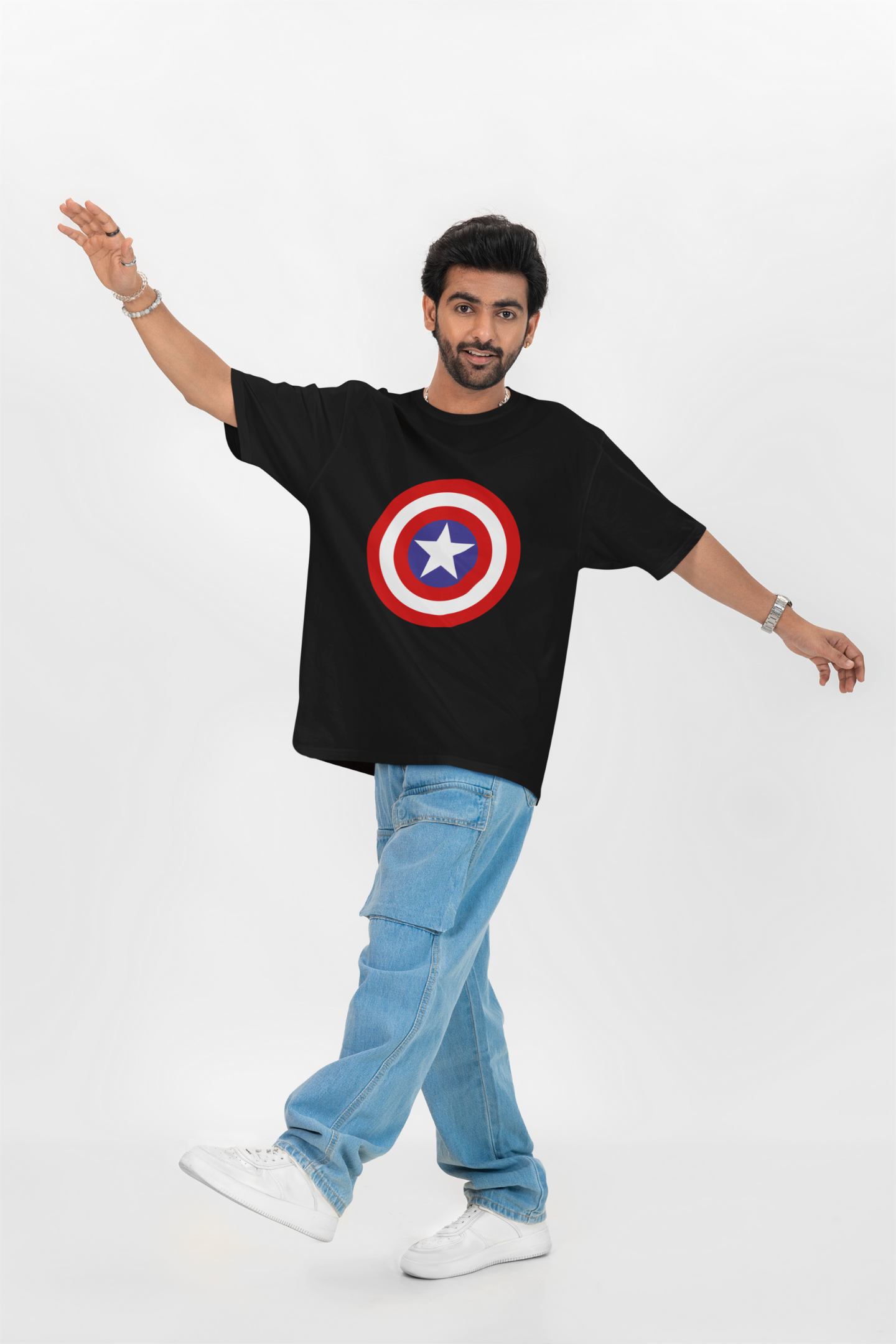 Captain America - Unisex Oversized Classic T-Shirt