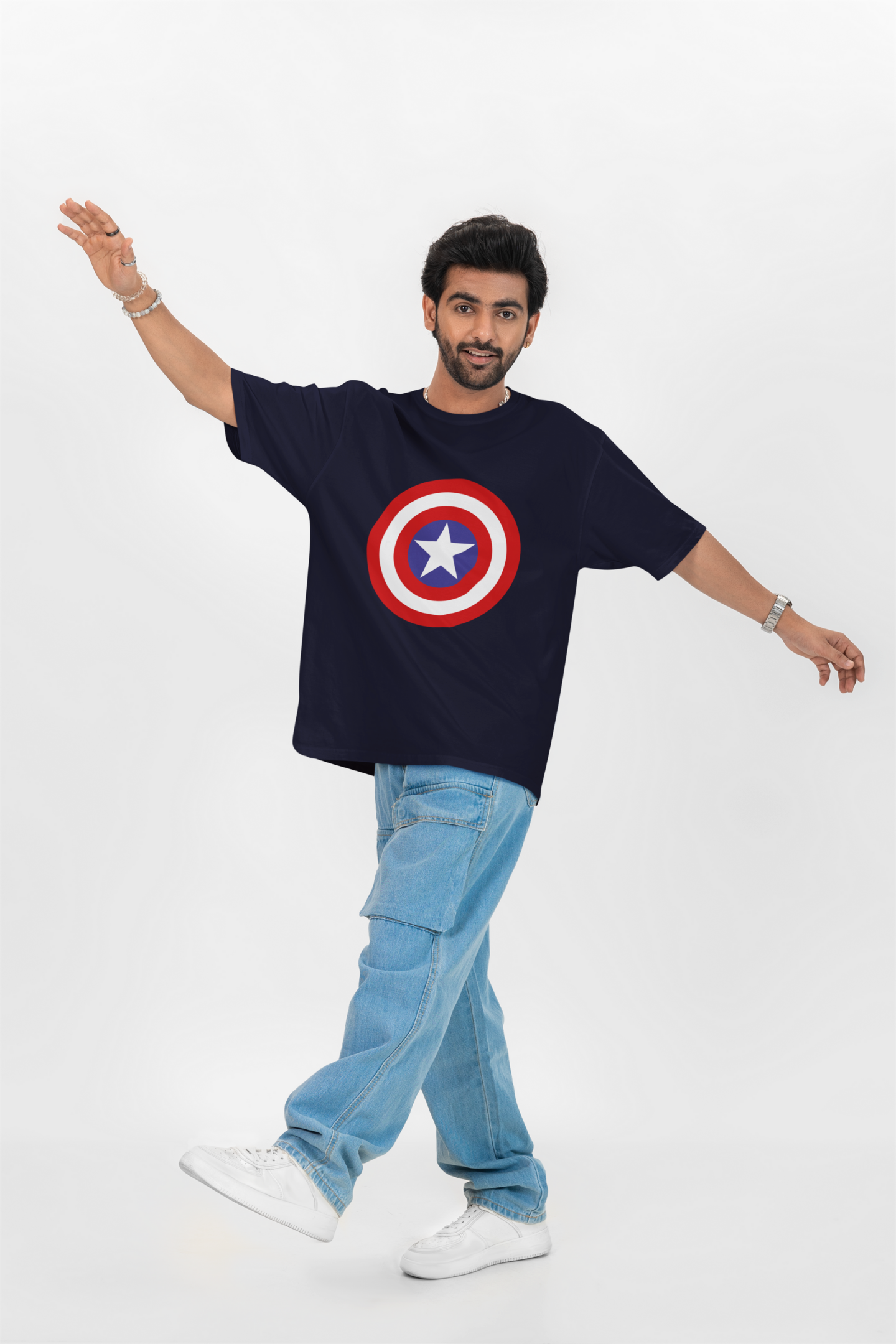 Captain America - Unisex Oversized Classic T-Shirt