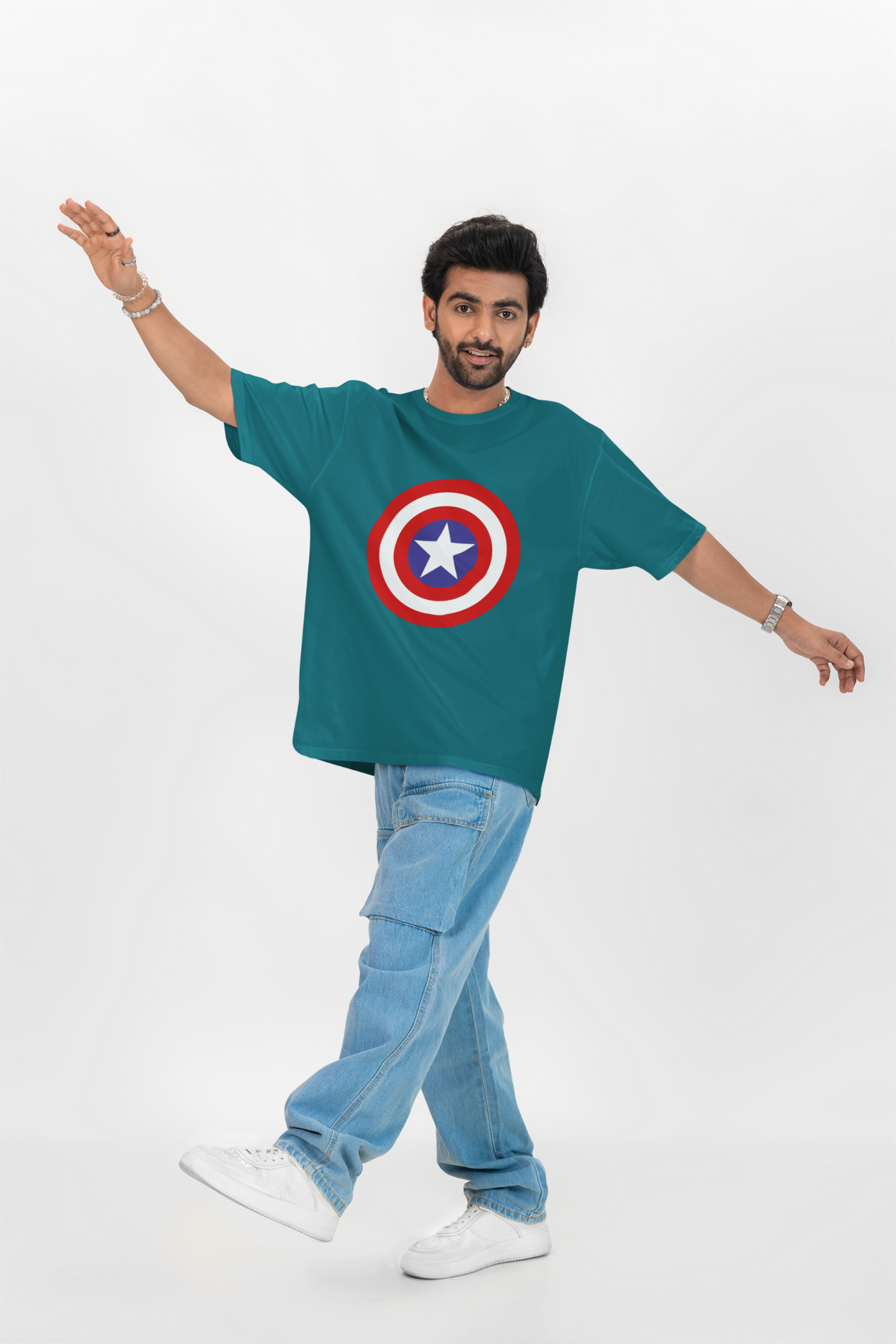 Captain America - Unisex Oversized Classic T-Shirt