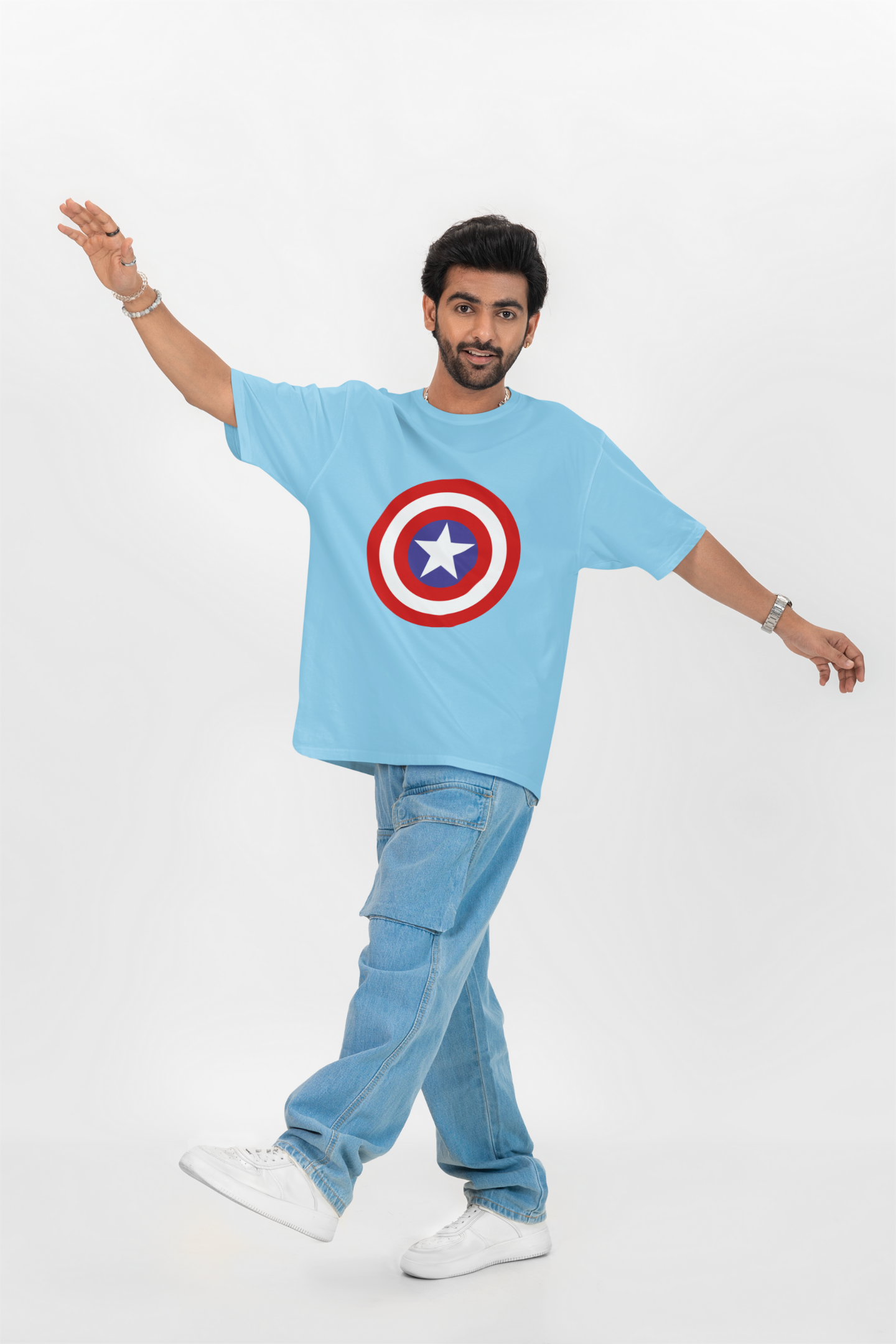 Captain America - Unisex Oversized Classic T-Shirt