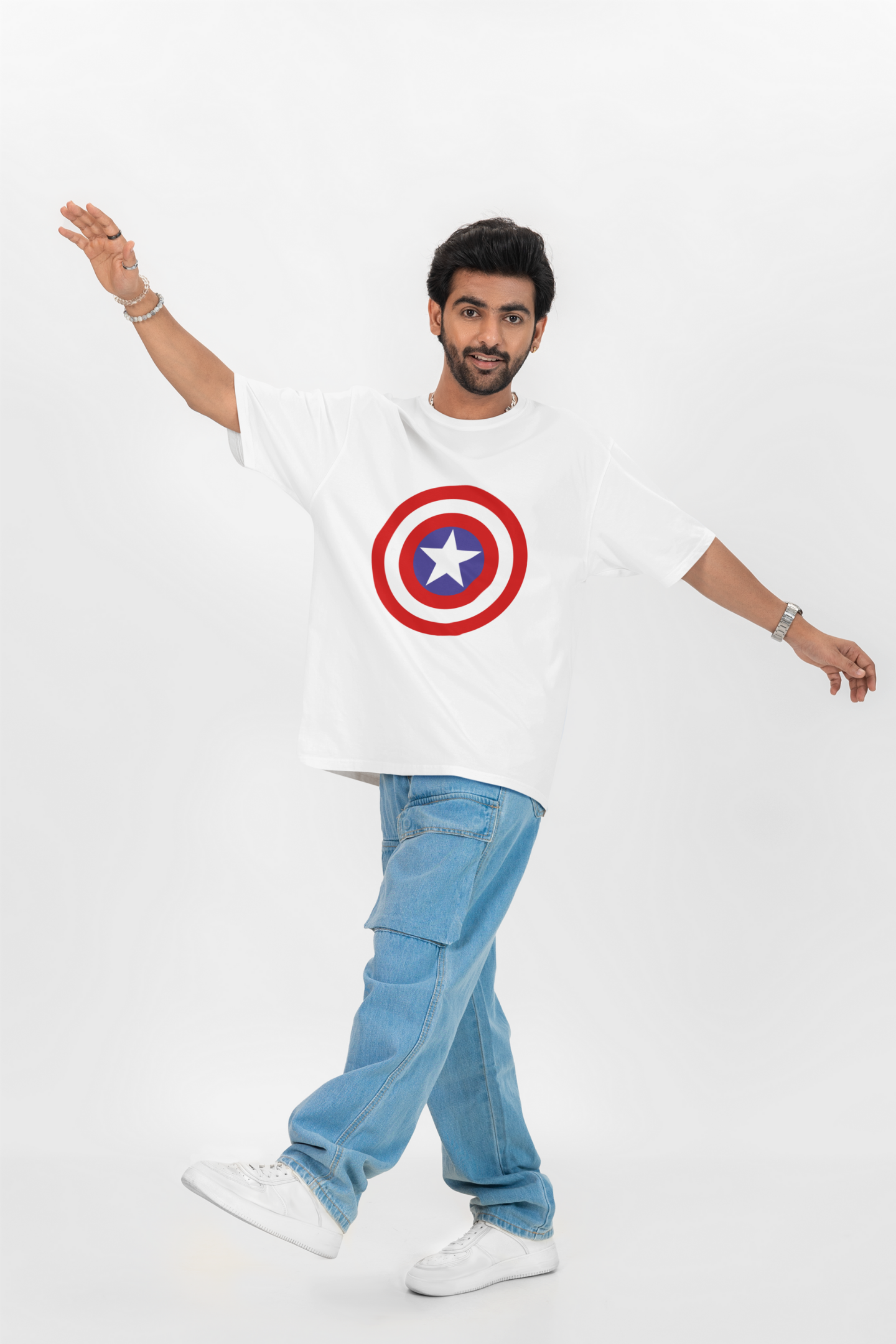 Captain America - Unisex Oversized Classic T-Shirt