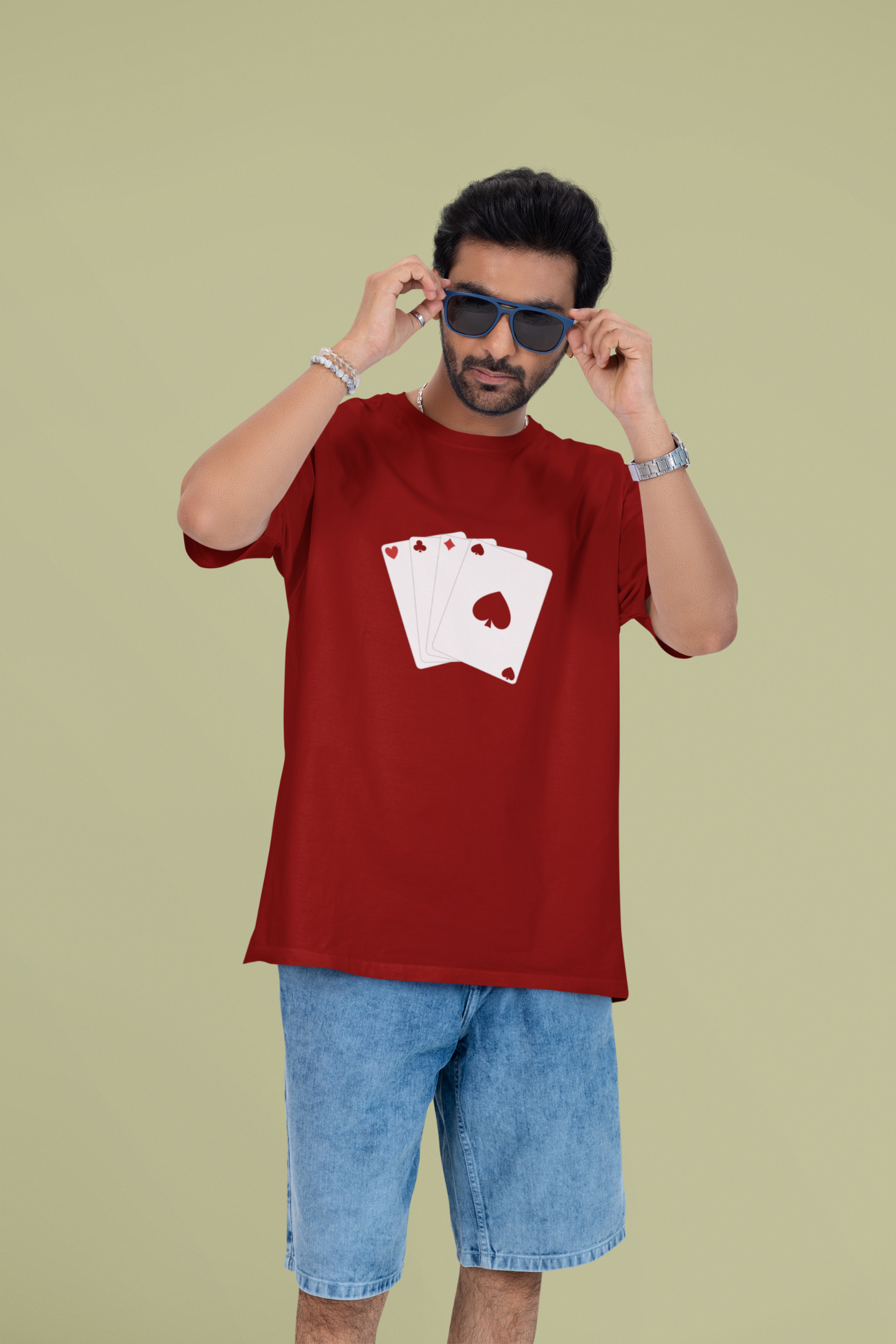 Cards - Unisex Oversized Classic T-Shirt