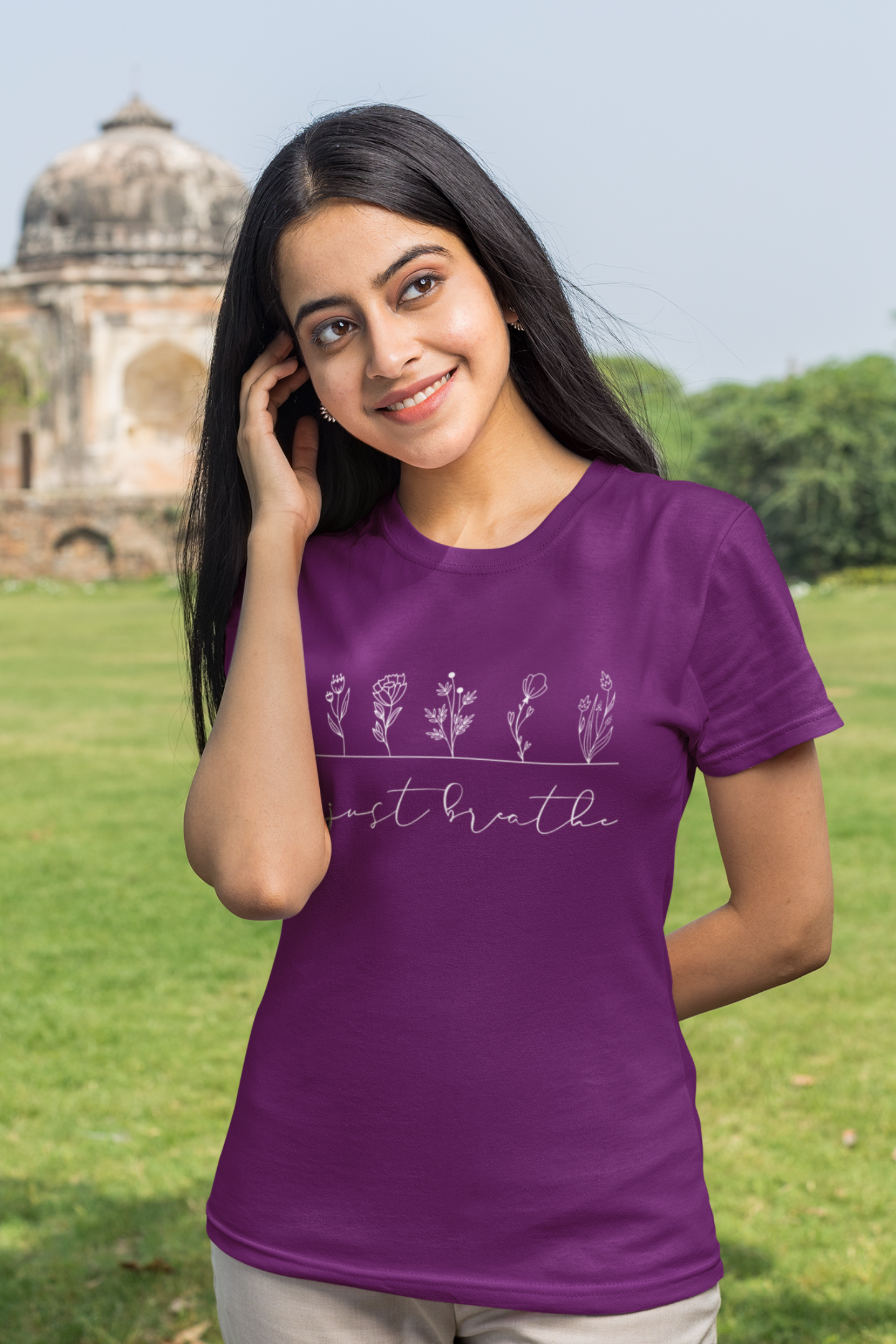 Just Breathe - Women's Classic T-Shirt