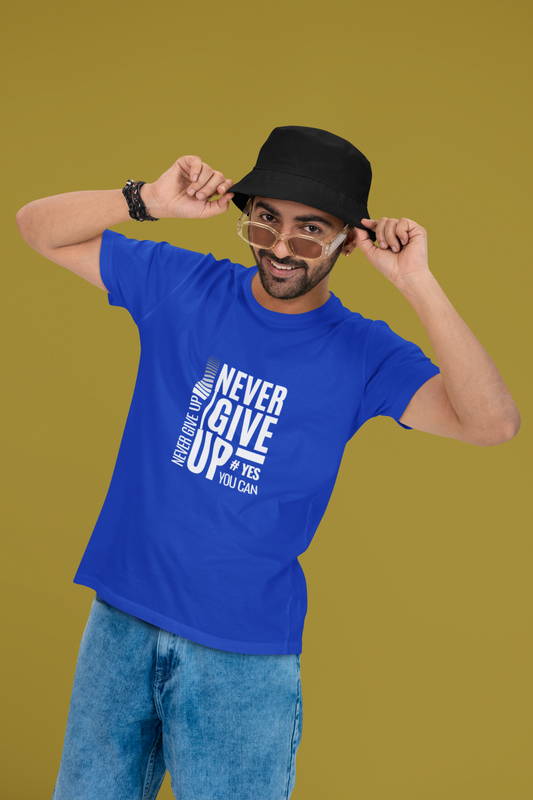 Never Give Up - Unisex Oversized Classic T-Shirt