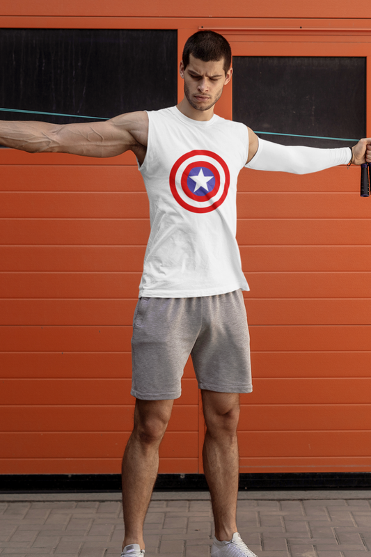 Captain America Shield (Marvel) - Men's Sleeveless T-Shirt
