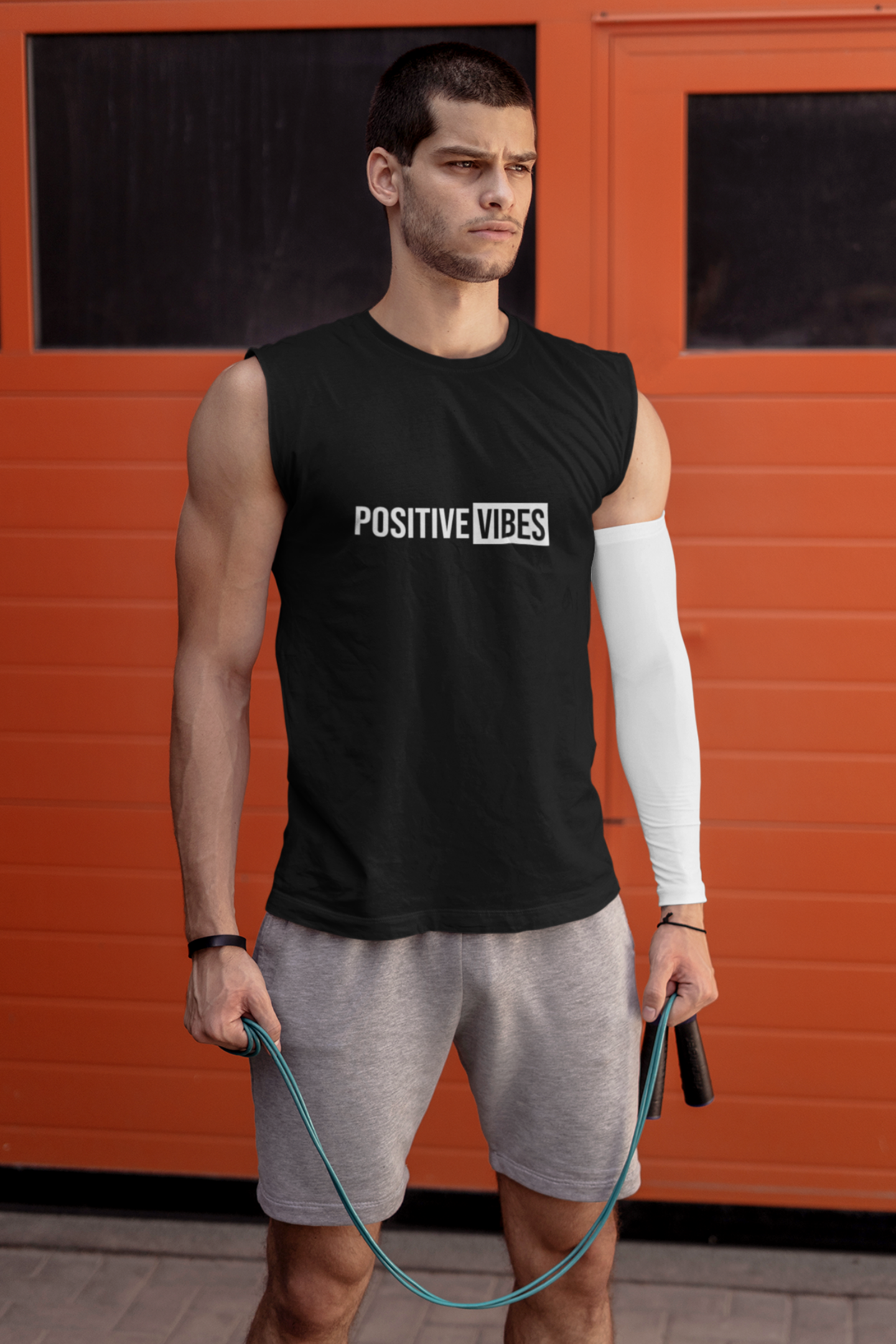 Positive Vibes - Men's Sleeveless T-Shirt