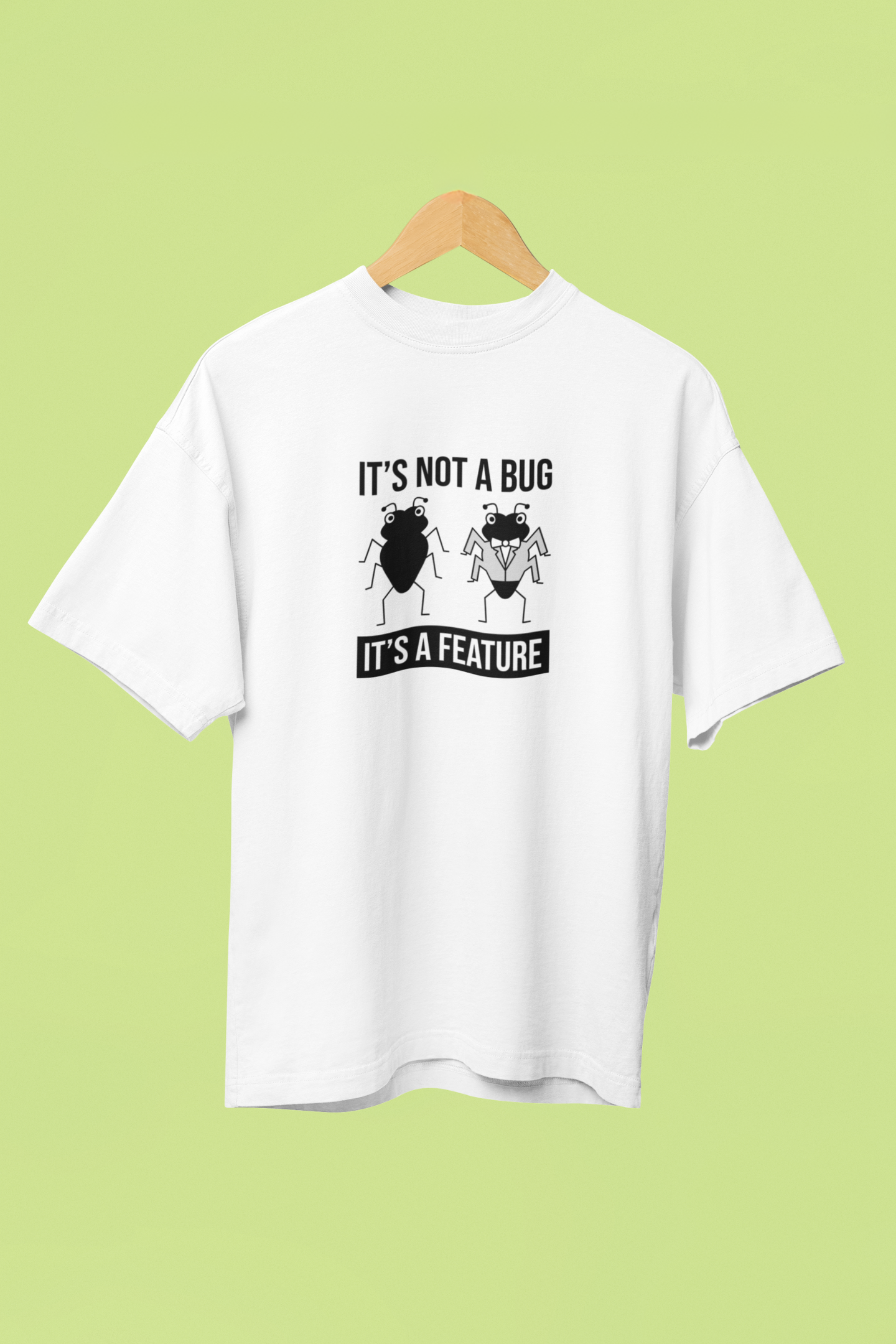 Not Bug It's Feature (Coder) - Unisex Classic Crew T-Shirt