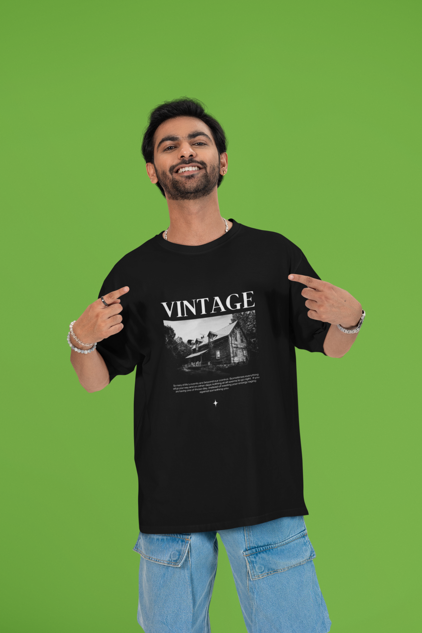 Vintage - Unisex Oversized Classic T-Shirt