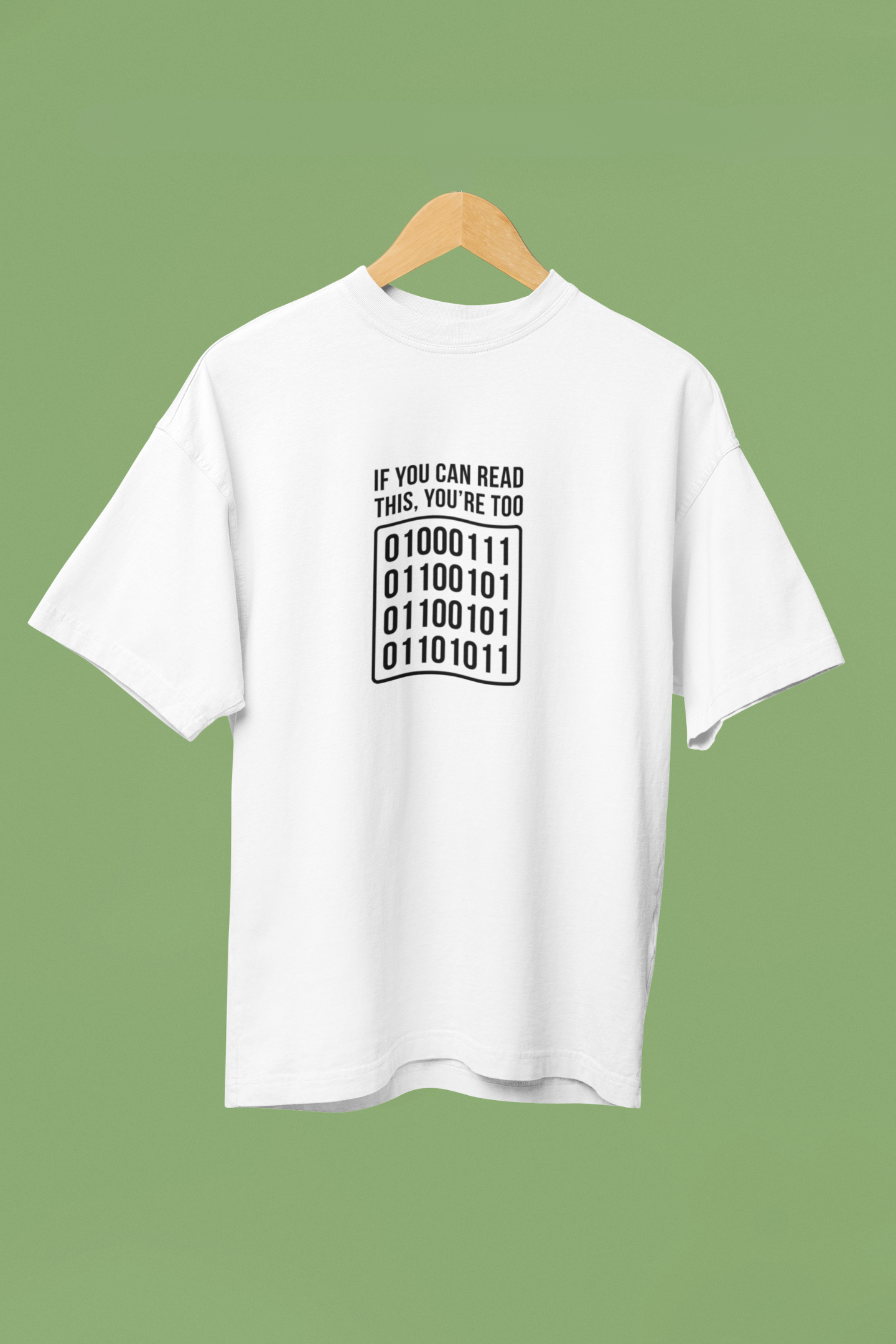 Binary Digit (Coder) - Unisex Classic Crew T-Shirt