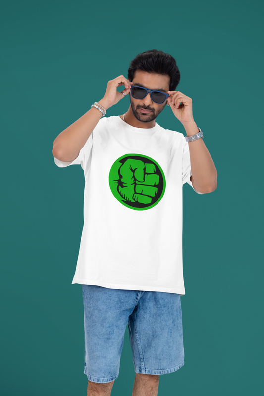 Hulk Punch - Unisex Oversized Classic T-Shirt