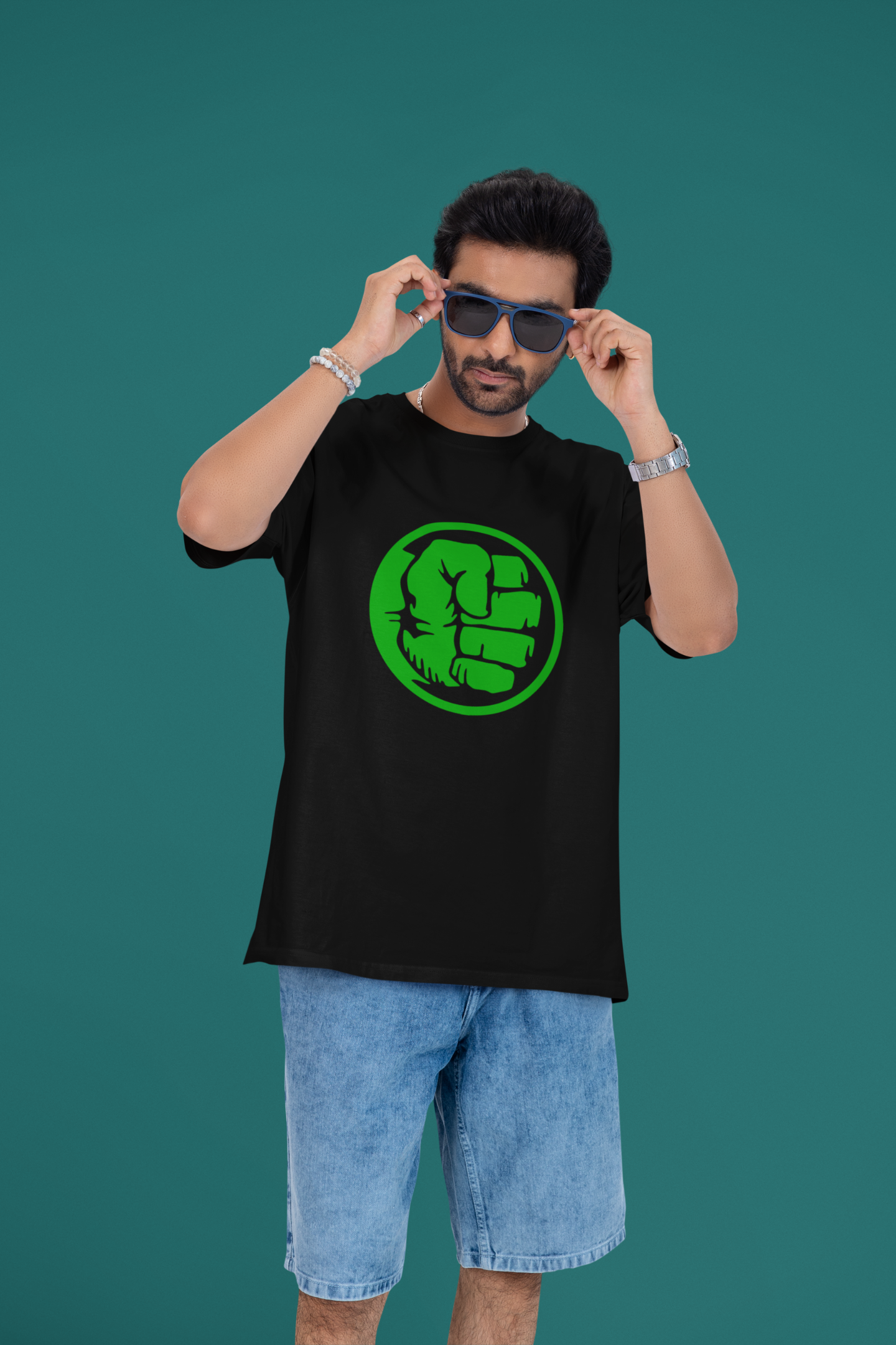 Hulk Punch - Unisex Oversized Classic T-Shirt