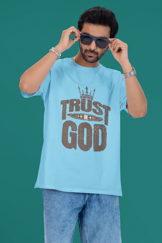 Trust God Unisex Oversized T-Shirt