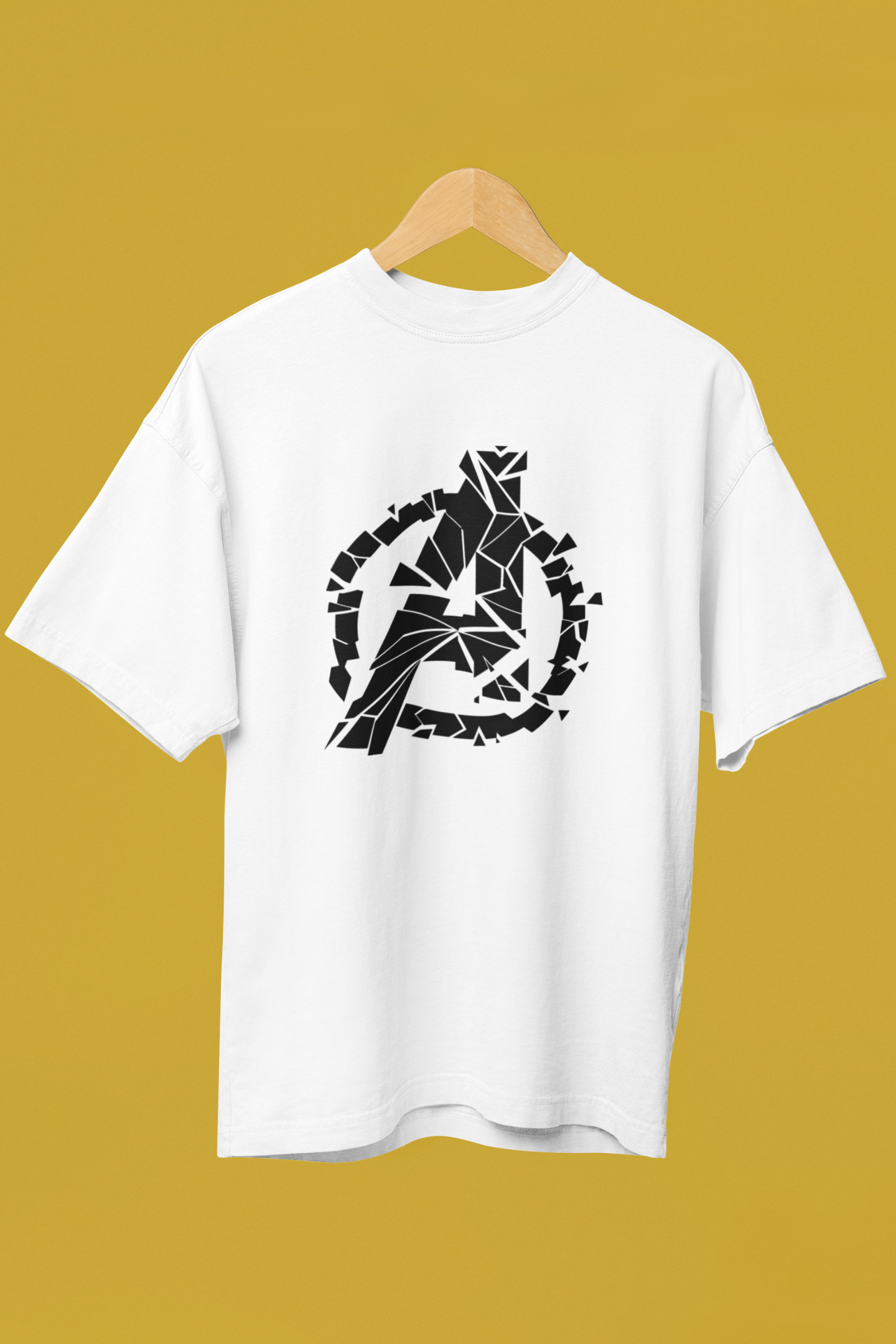 Avenger (Marvel) Broken LOGO - Unisex Classic Crew T-Shirt