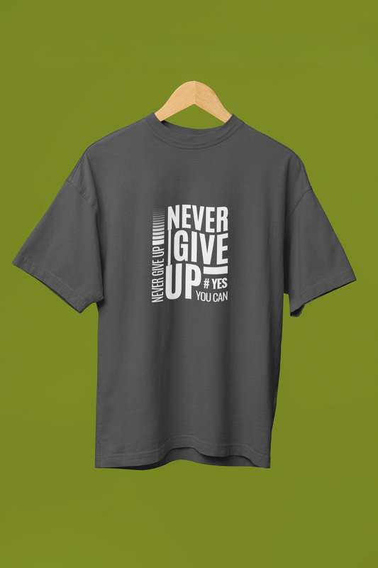 Never Give Up - Unisex Classic Crew T-Shirt