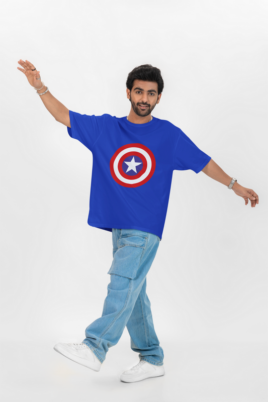 Captain America - Unisex Oversized Classic T-Shirt