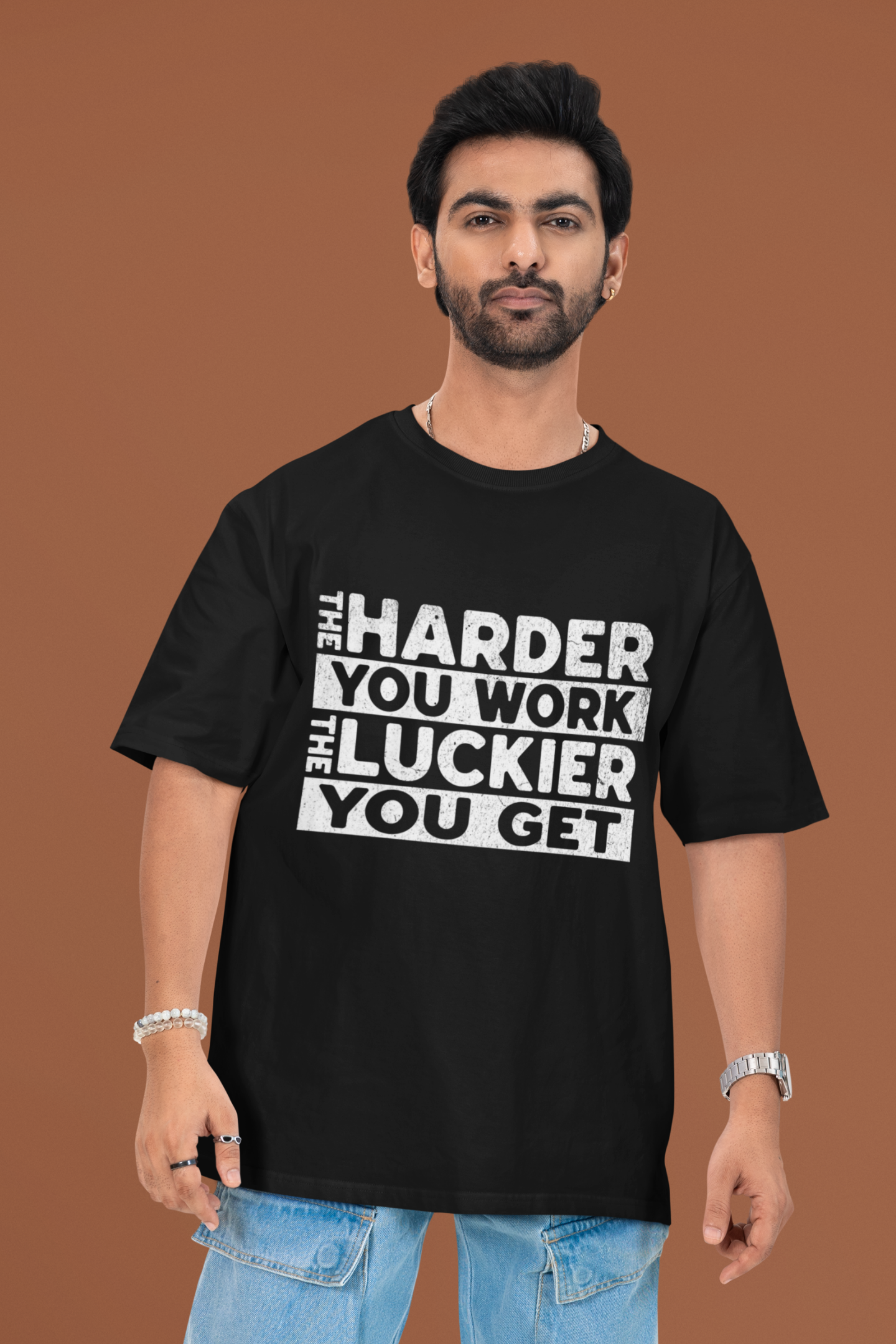 Harder You Work Oversized T-Shirt