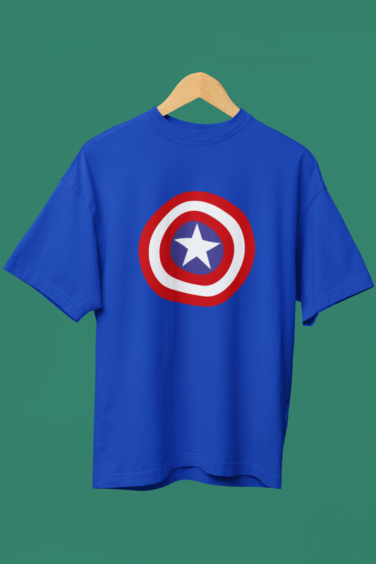 Captain America Shield (Marvel) - Unisex Classic Crew T-Shirt