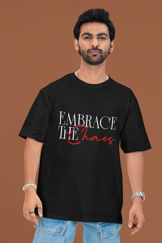 Embrace Chaos Unisex Oversized T-Shirt