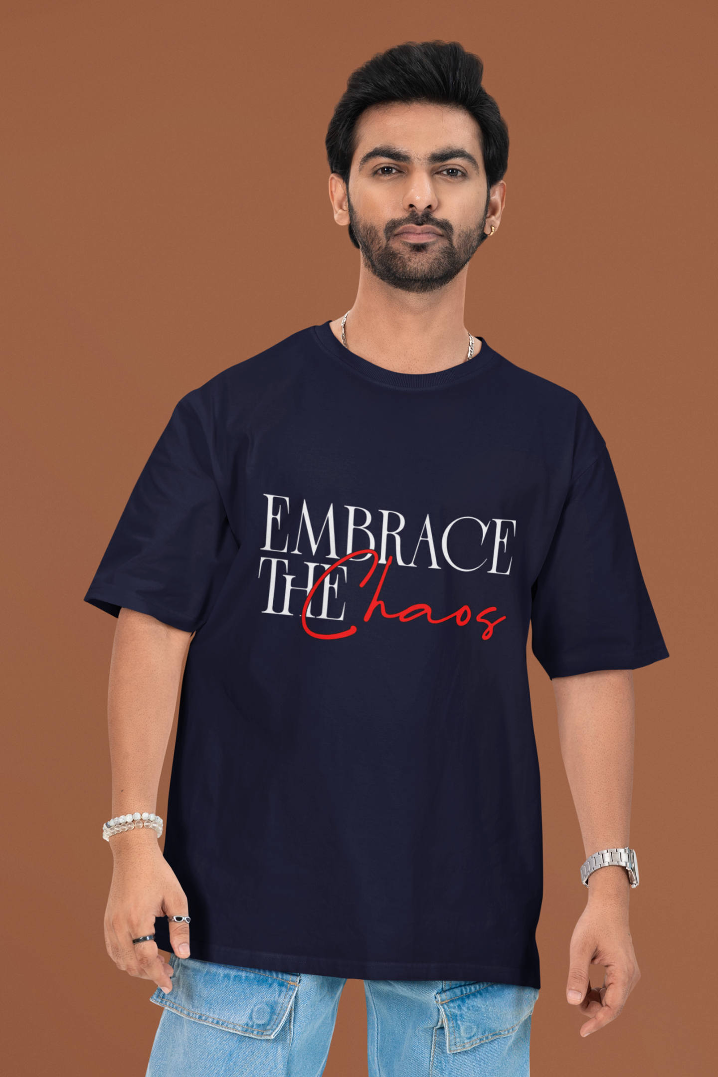 Embrace Chaos Unisex Oversized T-Shirt