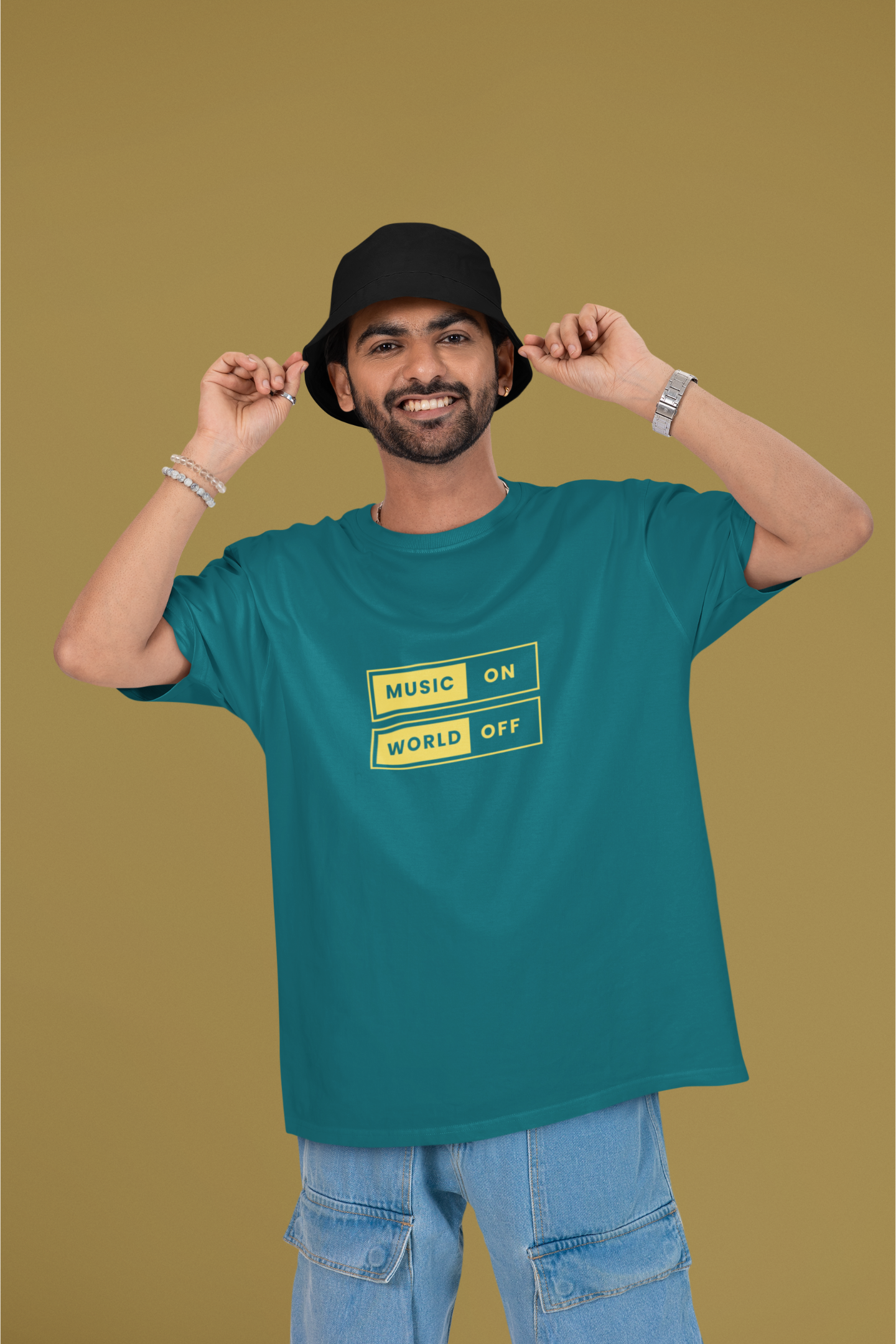 Music On - Unisex Oversized Classic T-Shirt
