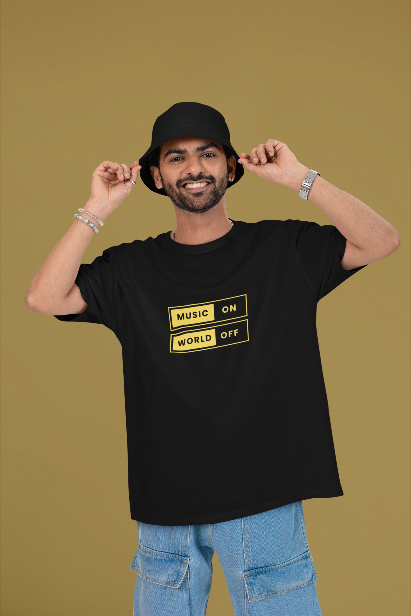 Music On - Unisex Oversized Classic T-Shirt