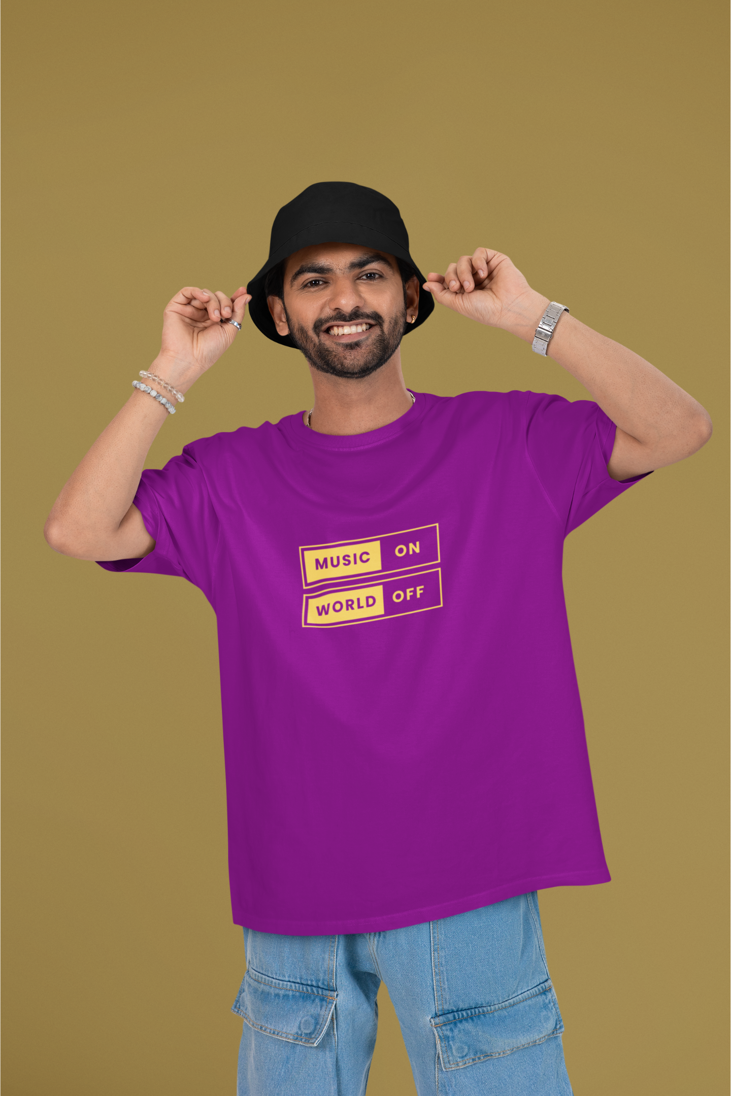 Music On - Unisex Oversized Classic T-Shirt