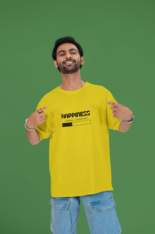 Happiness Loading - Unisex Oversized Classic T-Shirt