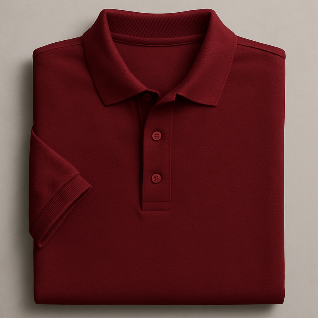 Solid: Brick Red Polo T-Shirt
